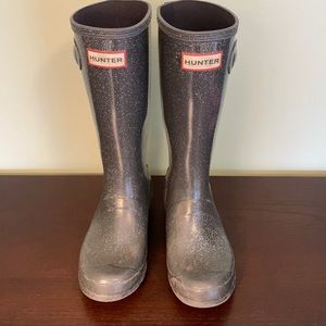 HUNTER Original Big Kid Starcloud Rain Boot Size 3
